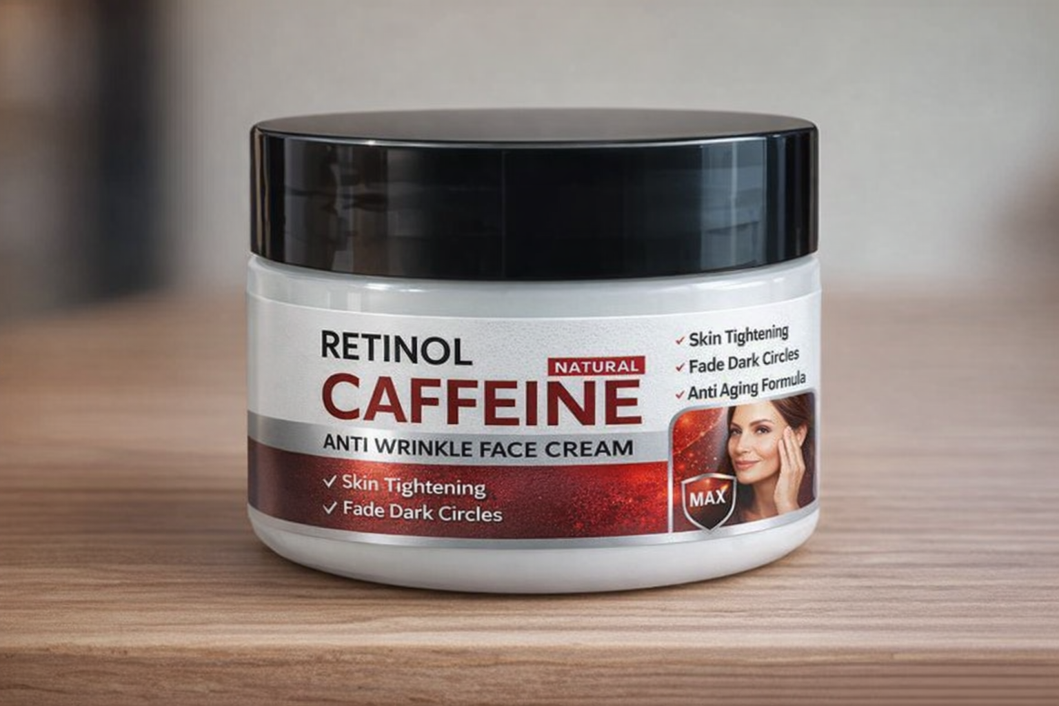Retinol & Caffeine Anti-Wrinkle Face Cream