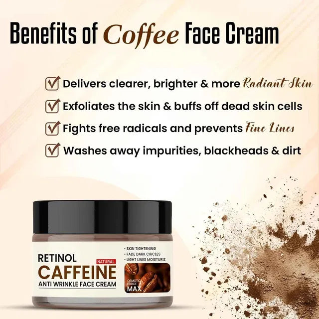 Retinol & Caffeine Anti-Wrinkle Face Cream